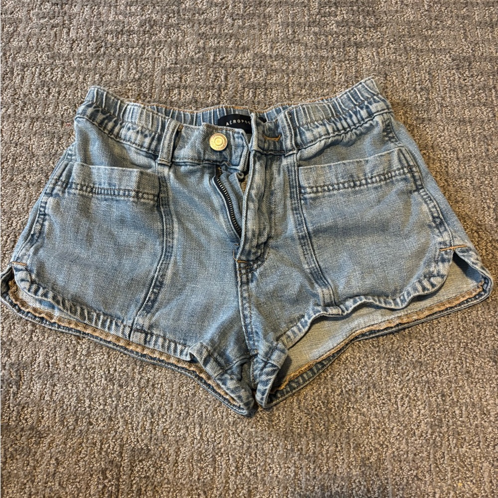 Aeropostale Light Blue Jean Shorts